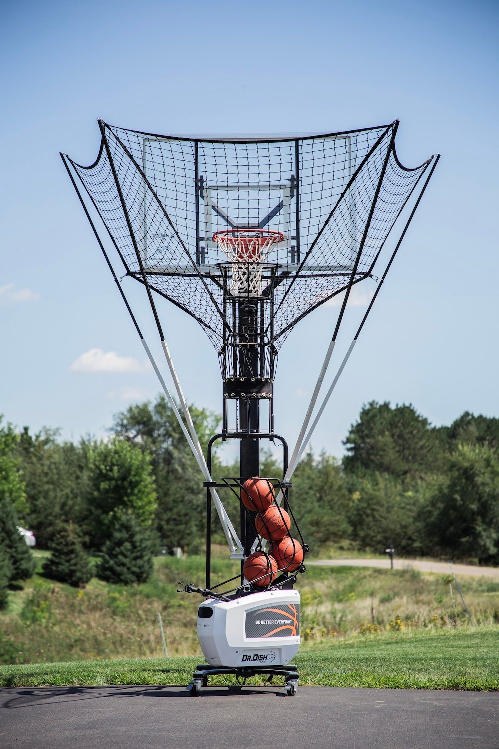 Why Black Netting Is Best for Basketball Shooting Machines and Rebounders